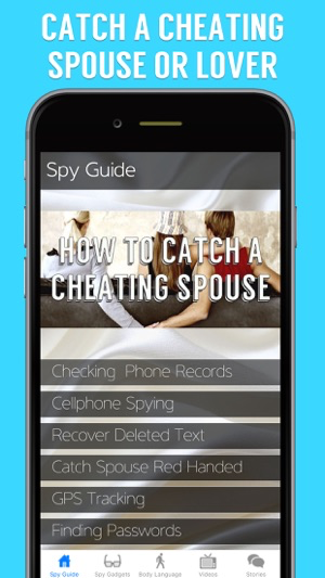 how to spy on cheating spouse