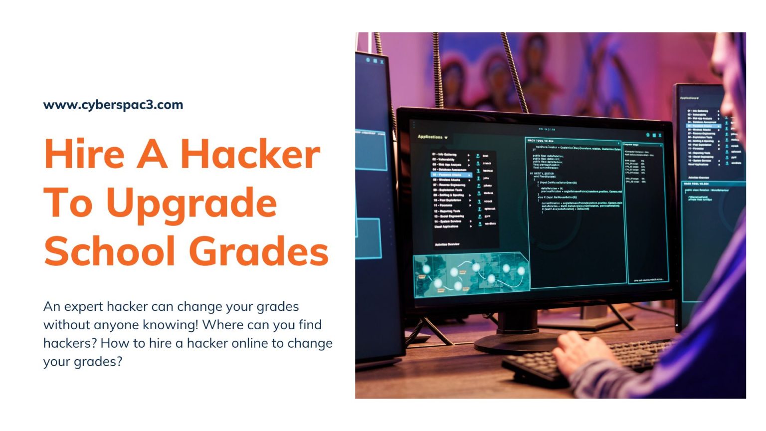 Hack Hire Hire A Hacker To Upgrade School Grades. - Cyberspac3