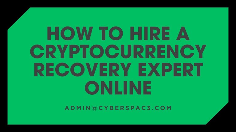 How to Hire a Cryptocurrency Recovery Expert Online