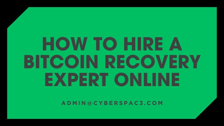 How to Hire a Bitcoin Recovery Expert Online