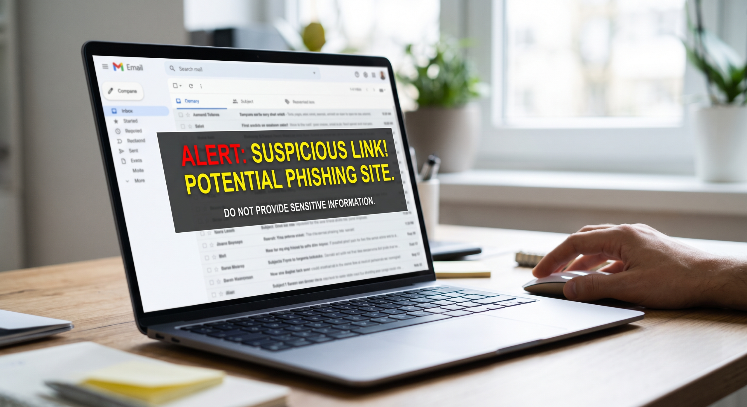 Phishing link